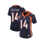 Women Nike Denver Broncos #14 Courtland Sutton Blue Alternate Stitched NFL Vapor Untouchable Limited Jersey