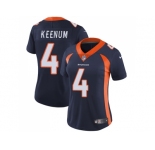 Women Nike Denver Broncos #4 Case Keenum Blue Alternate Stitched NFL Vapor Untouchable Limited Jersey