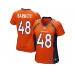 Women Nike Denver Broncos #48 Shaquil Barrett Game Orange Team Color NFL Jersey
