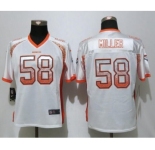 Women Nike Denver Broncos #58 Von Miller Drift Fashion White Jersey