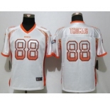 Women Nike Denver Broncos #88 Demaryius Thomas Drift Fashion White Jersey