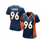 Women Nike Denver Broncos #96 Shelby Harris Game Navy Blue Alternate NFL Jersey