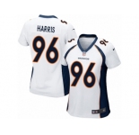 Women Nike Denver Broncos #96 Shelby Harris Game White NFL Jersey