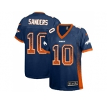 Women's Nike Denver Broncos #10 Emmanuel Sanders Blue Alternate Stitched NFL Elite Drift Fashion Jersey