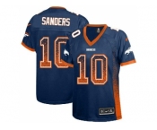 Women's Nike Denver Broncos #10 Emmanuel Sanders Blue Alternate Stitched NFL Elite Drift Fashion Jersey