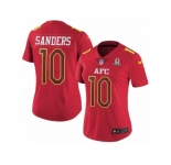 Women's Nike Denver Broncos #10 Emmanuel Sanders Limited Red 2017 Pro Bowl NFL Jersey
