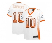 Women's Nike Denver Broncos #10 Emmanuel Sanders White Stitched NFL Elite Drift Fashion Jersey
