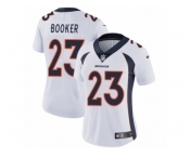 Women's Nike Denver Broncos #23 Devontae Booker Vapor Untouchable Limited White NFL Jersey