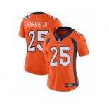 Women's Nike Denver Broncos #25 Chris Harris Jr Vapor Untouchable Limited Orange Team Color NFL Jersey