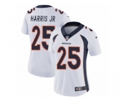 Women's Nike Denver Broncos #25 Chris Harris Jr Vapor Untouchable Limited White NFL Jersey