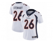 Women's Nike Denver Broncos #26 Darian Stewart Vapor Untouchable Limited White NFL Jersey