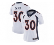 Women's Nike Denver Broncos #30 Terrell Davis Vapor Untouchable Limited White NFL Jersey