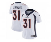 Women's Nike Denver Broncos #31 Justin Simmons Vapor Untouchable Limited White NFL Jersey