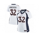 Women's Nike Denver Broncos #32 Andy Janovich Limited White NFL Jersey