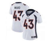 Women's Nike Denver Broncos #43 T.J. Ward Vapor Untouchable Limited White NFL Jersey