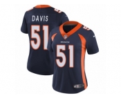 Women's Nike Denver Broncos #51 Todd Davis Vapor Untouchable Limited Navy Blue Alternate NFL Jersey