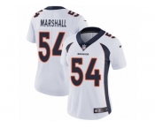 Women's Nike Denver Broncos #54 Brandon Marshall Vapor Untouchable Limited White NFL Jersey