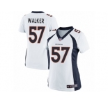 Women's Nike Denver Broncos #57 Demarcus Walker Limited White NFL Jersey