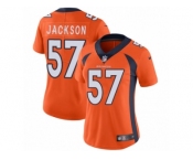 Women's Nike Denver Broncos #57 Tom Jackson Vapor Untouchable Limited Orange Team Color NFL Jersey