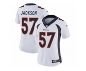 Women's Nike Denver Broncos #57 Tom Jackson Vapor Untouchable Limited White NFL Jersey