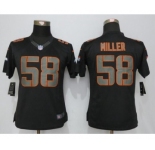 Womens Nike Denver Broncos #58 Von Miller Impact Limited Black Jerseys