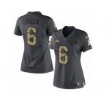 Women's Nike Denver Broncos #6 Chad Kelly Limited Black 2016 Salute to Service NFL Jersey