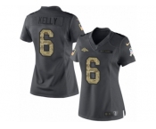 Women's Nike Denver Broncos #6 Chad Kelly Limited Black 2016 Salute to Service NFL Jersey