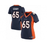 Women's Nike Denver Broncos #65 Ronald Leary Limited Navy Blue Alternate NFL Jersey