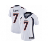 Women's Nike Denver Broncos #7 John Elway Vapor Untouchable Limited White NFL Jersey