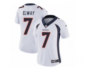 Women's Nike Denver Broncos #7 John Elway Vapor Untouchable Limited White NFL Jersey