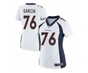 Women's Nike Denver Broncos #76 Max Garcia Limited White NFL Jersey