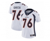 Women's Nike Denver Broncos #76 Max Garcia Vapor Untouchable Limited White NFL Jersey