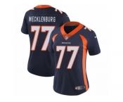 Women's Nike Denver Broncos #77 Karl Mecklenburg Vapor Untouchable Limited Navy Blue Alternate NFL Jersey