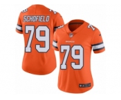 Women's Nike Denver Broncos #79 Michael Schofield Limited Orange Rush NFL Jersey