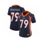 Women's Nike Denver Broncos #79 Michael Schofield Vapor Untouchable Limited Navy Blue Alternate NFL Jersey