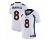 Women's Nike Denver Broncos #8 Brandon McManus Vapor Untouchable Limited White NFL Jersey