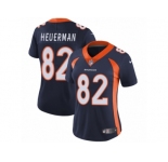 Women's Nike Denver Broncos #82 Jeff Heuerman Vapor Untouchable Limited Navy Blue Alternate NFL Jersey