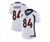 Women's Nike Denver Broncos #84 Shannon Sharpe Vapor Untouchable Limited White NFL Jersey