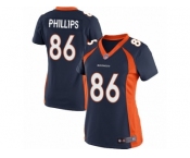 Women's Nike Denver Broncos #86 John Phillips Limited Navy Blue Alternate NFL Jersey