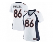 Women's Nike Denver Broncos #86 John Phillips Limited White NFL Jersey