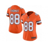 Women's Nike Denver Broncos #88 Demaryius Thomas Limited Orange Rush NFL Jersey