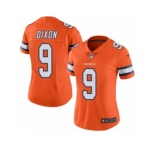 Women's Nike Denver Broncos #9 Riley Dixon Limited Orange Rush NFL Jersey