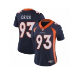 Women's Nike Denver Broncos #93 Jared Crick Vapor Untouchable Limited Navy Blue Alternate NFL Jersey