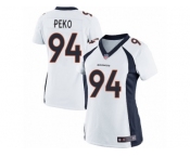 Women's Nike Denver Broncos #94 Domata Peko Limited White NFL Jersey