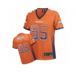 Women's Nike Denver Broncos #95 Derek Wolfe Limited Orange Drift Fashion NFL Jersey