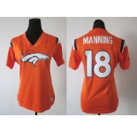 nike women nfl denver broncos #18 manning field flirt fashion orange[nike 2012]