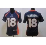 nike women nfl jerseys denver broncos #18 manning blue[nike]