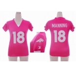 nike women nfl jerseys denver broncos #18 manning pink[draft him ii top]