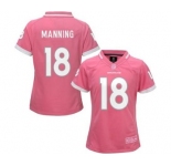 nike women nfl jerseys denver broncos #18 manning pink[nike 2015]