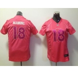 nike women nfl jerseys denver broncos #18 manning pink[nike]